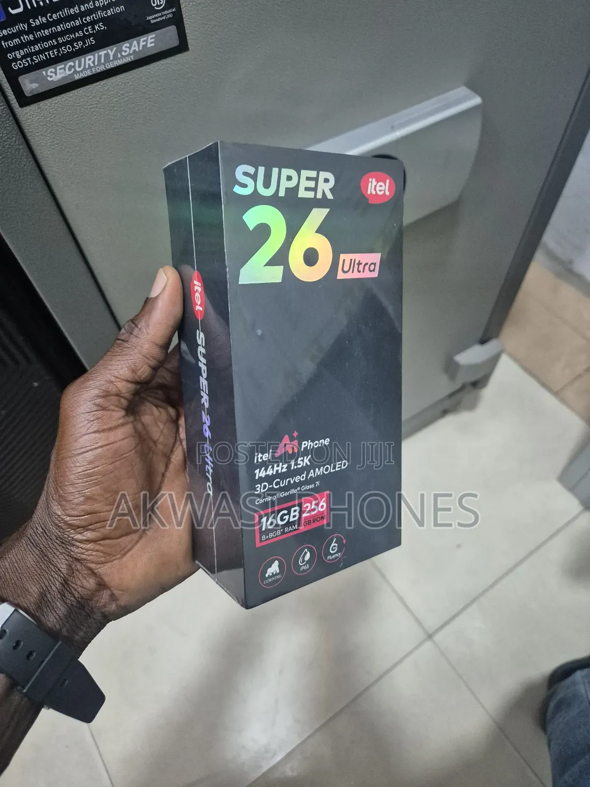 New Itel S26 Ultra 256 GB Black