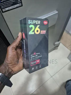 New Itel S26 Ultra 256 GB Black