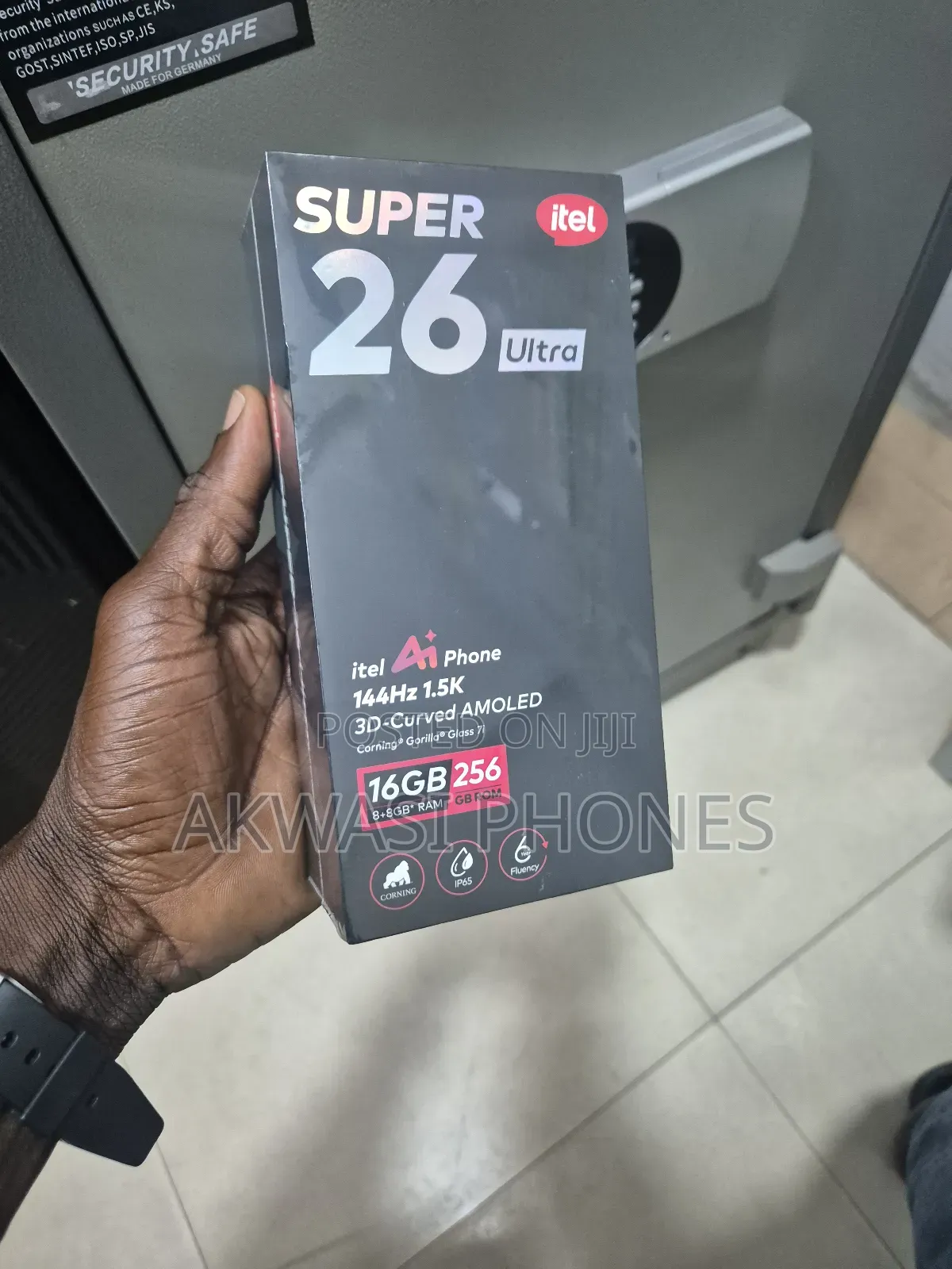 New Itel S26 Ultra 256 GB Black