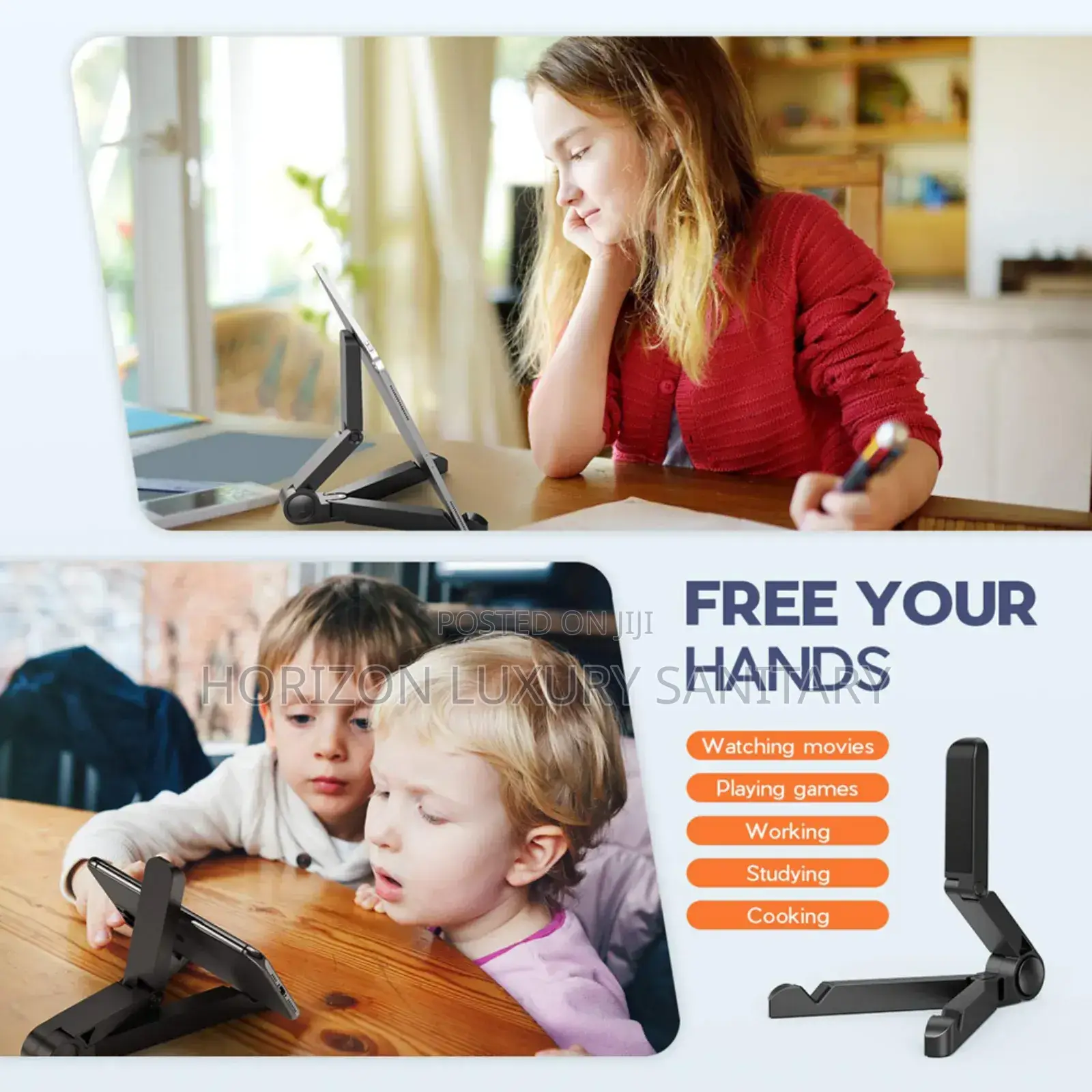 Multifunctional Foldable Tablet And Phone Stand Holder Universal
