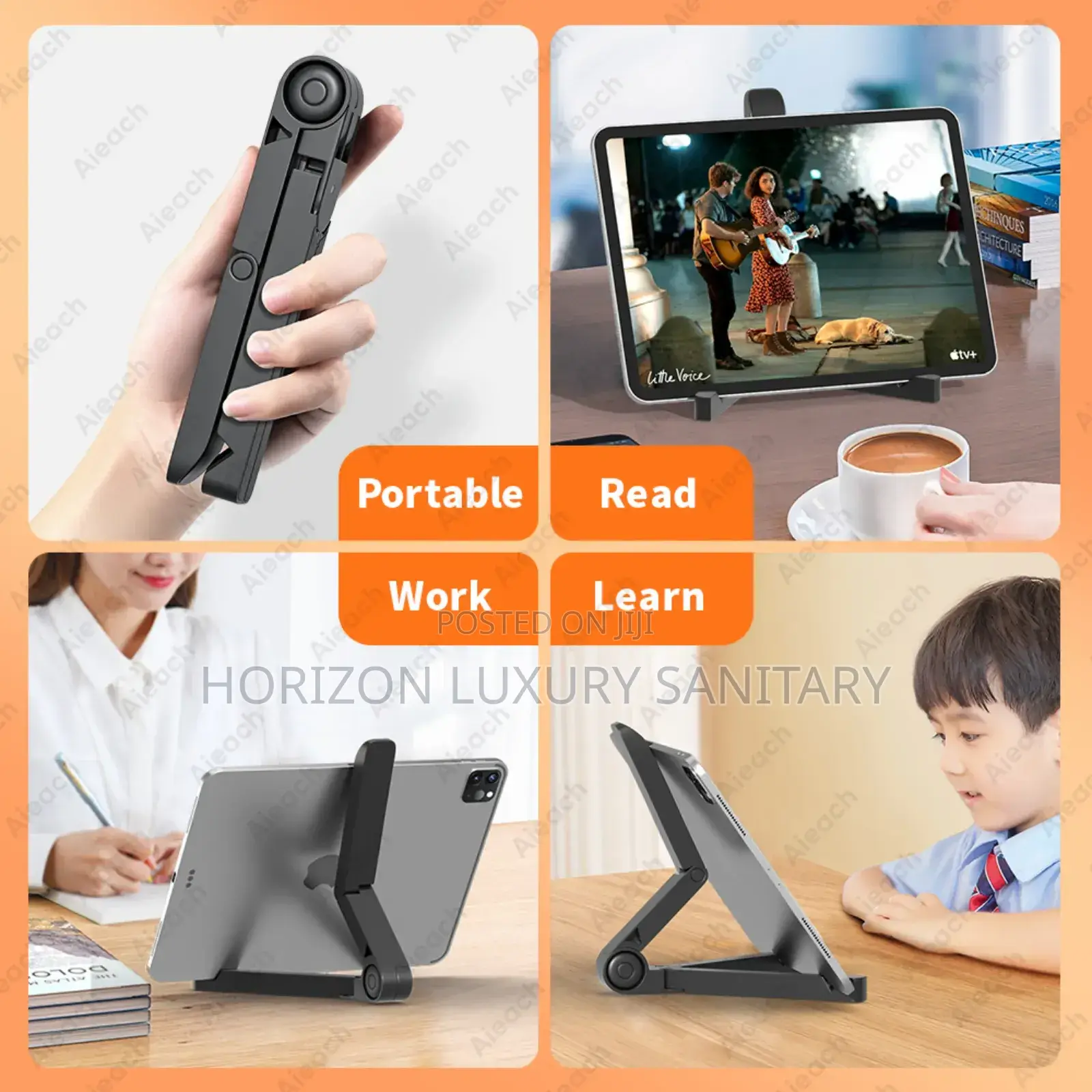 Multifunctional Foldable Tablet And Phone Stand Holder Universal