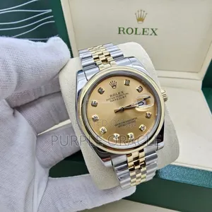 Rolex Datejust Two-tone Silver Gold Dial Watch