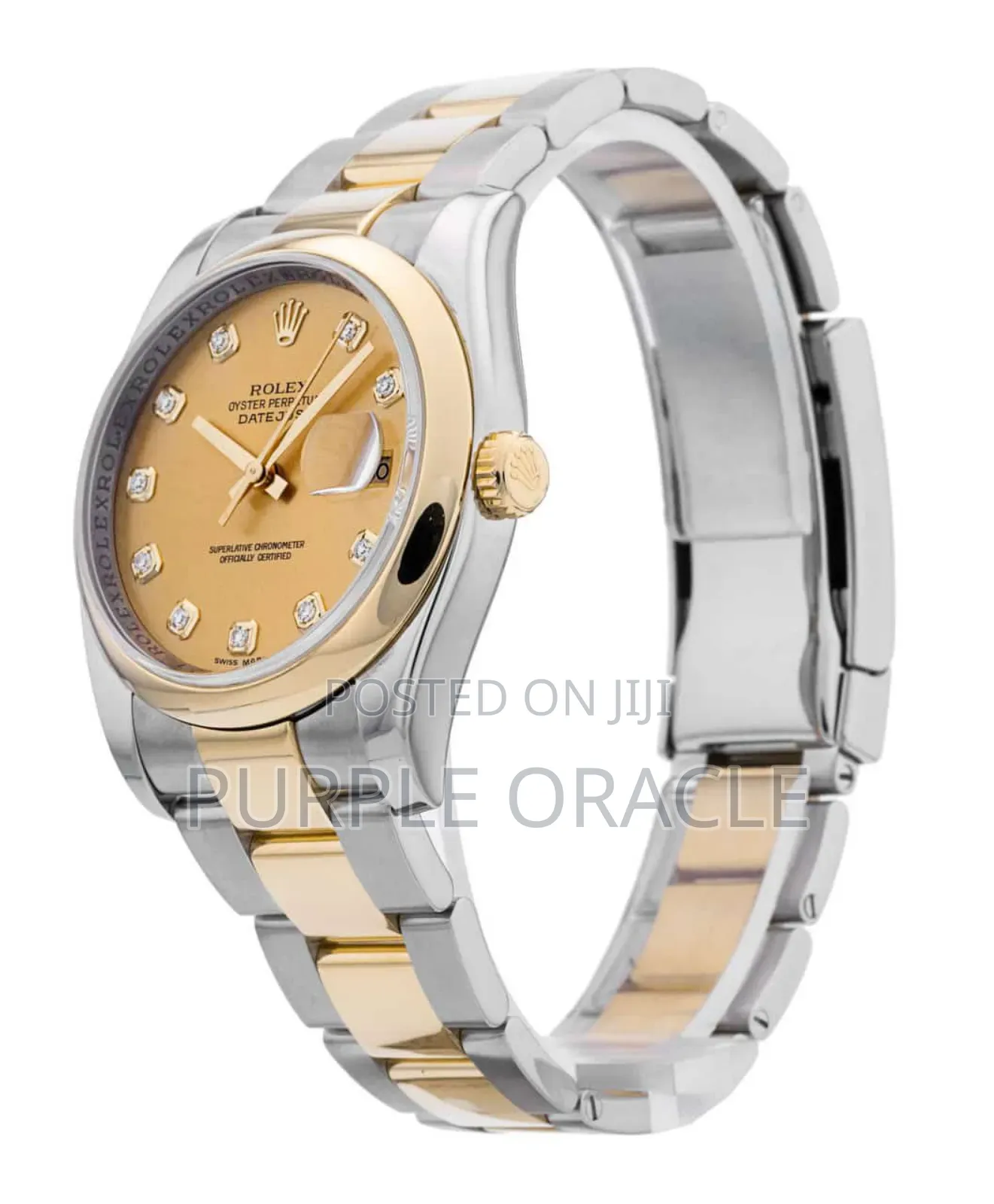 Rolex Datejust Two-tone Silver Gold Dial Watch