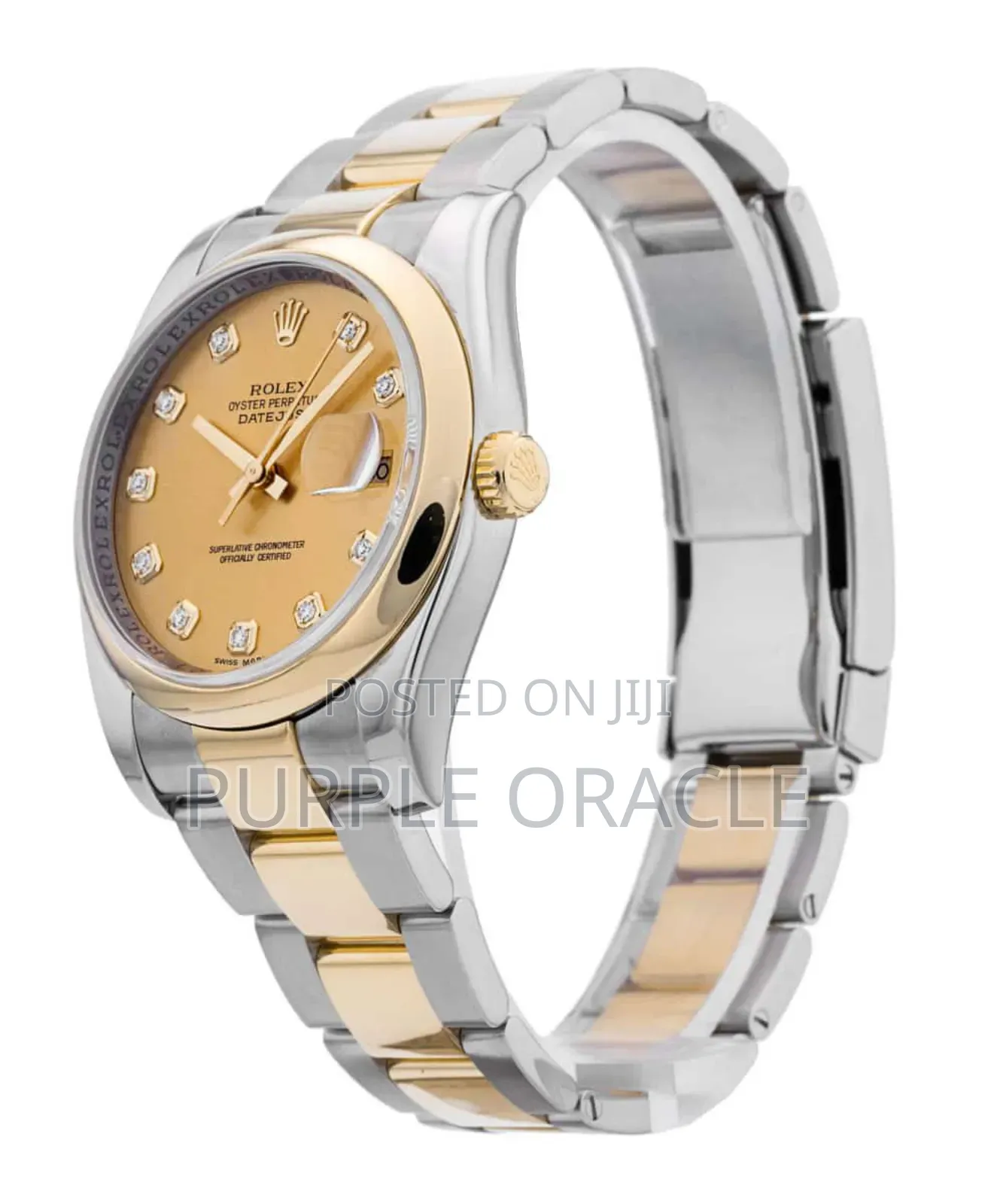 Rolex Datejust Two-tone Silver Gold Dial Watch