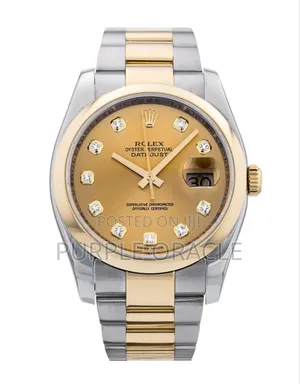 Rolex Datejust Two-tone Silver Gold Dial Watch