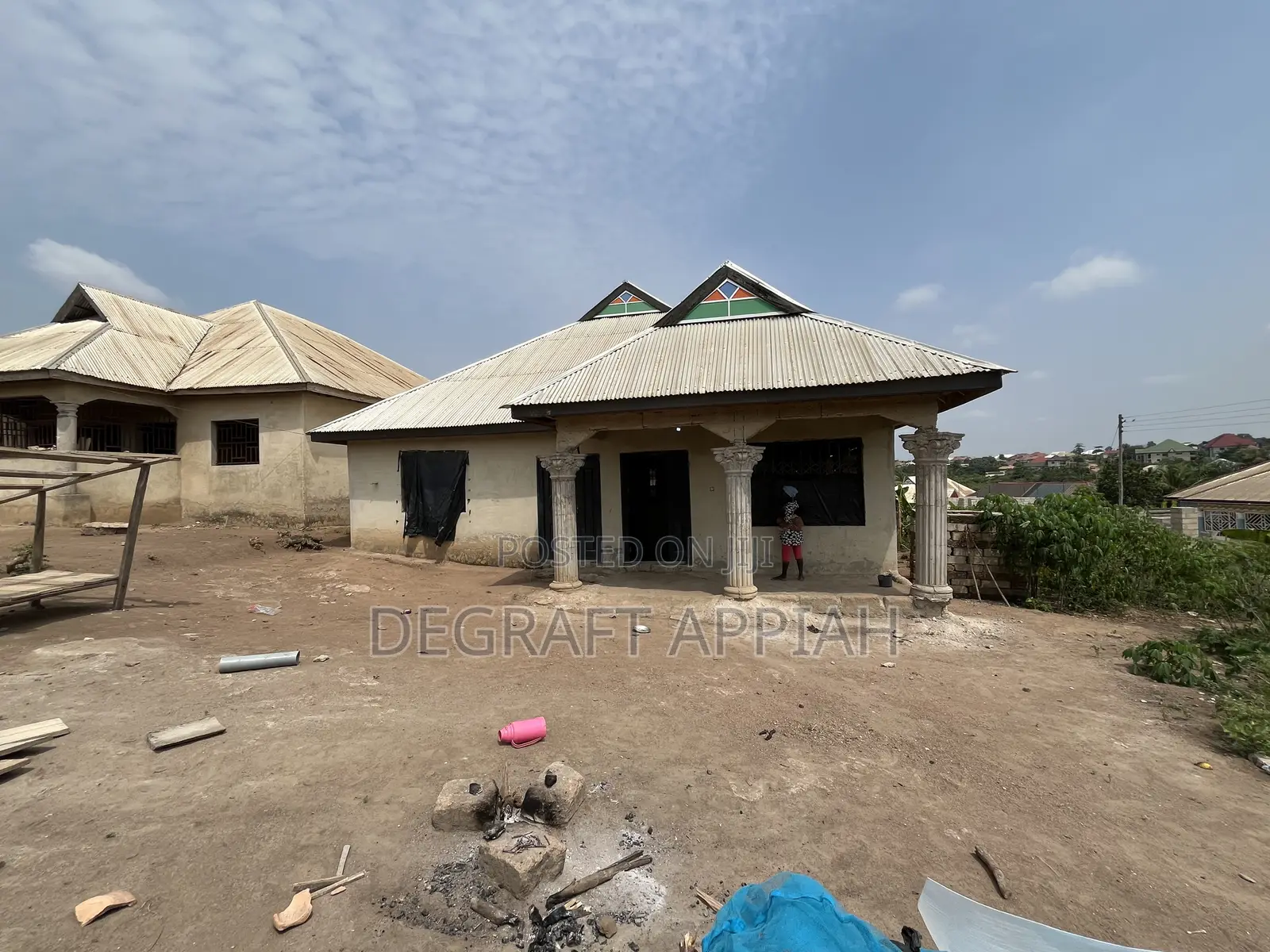 Semi Complete 3 Bedrooms House For Sale @ Aboaso Near Mamponteng