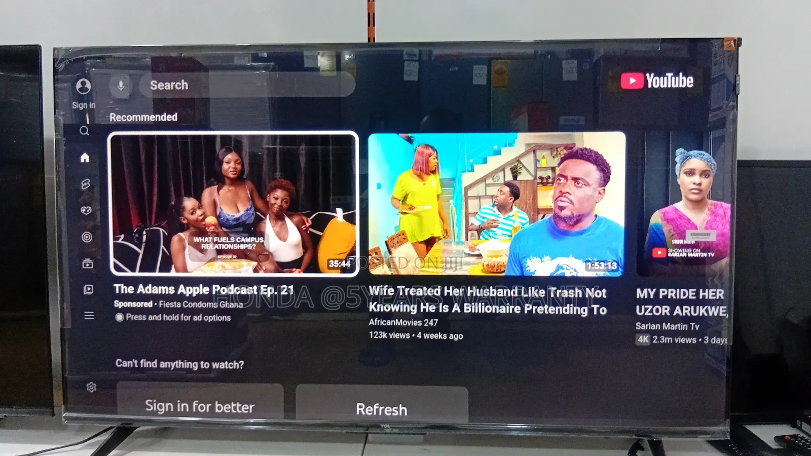 TCL 50 Inches Smart Tv – Quality You Can Trust