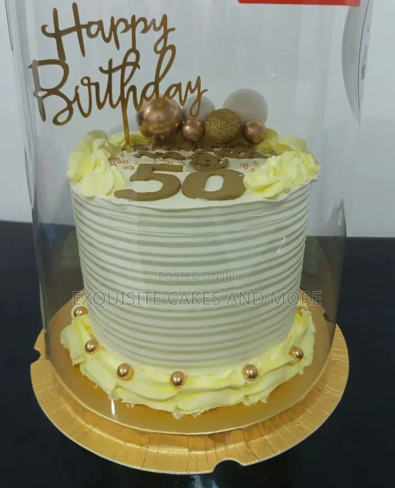 Cream Anniversary/ Birthday Cake, Order Now