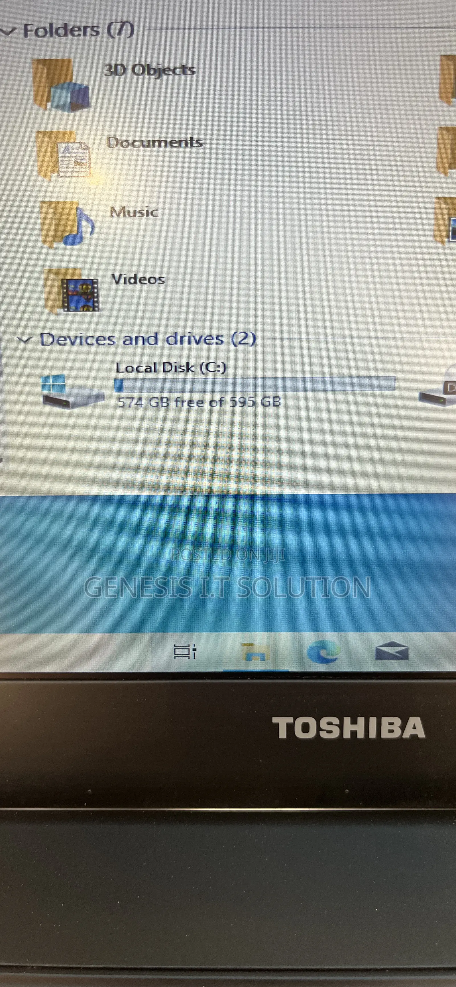 Laptop Toshiba 8GB Intel Core I5 HDD 640GB