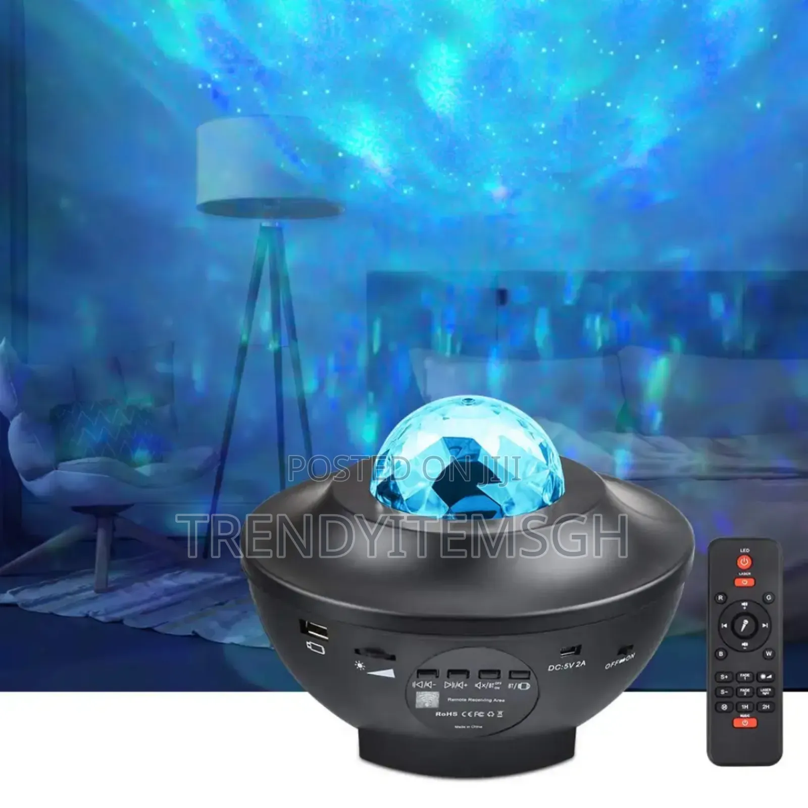 Galaxy Bluetooth Starry Projector Light Music Speaker + Remote Control