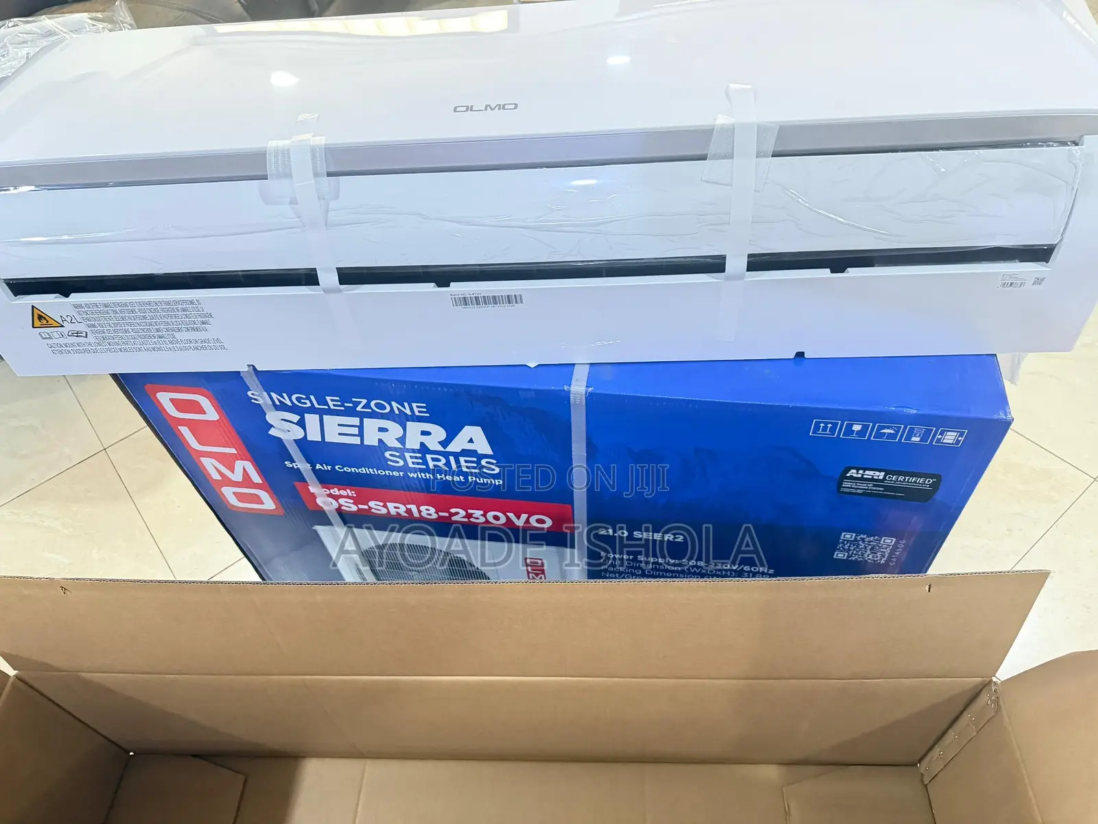 From Usa New Olmo Sierra 2.0 Hp Inverter Ac R32 Gas Wifi Technology