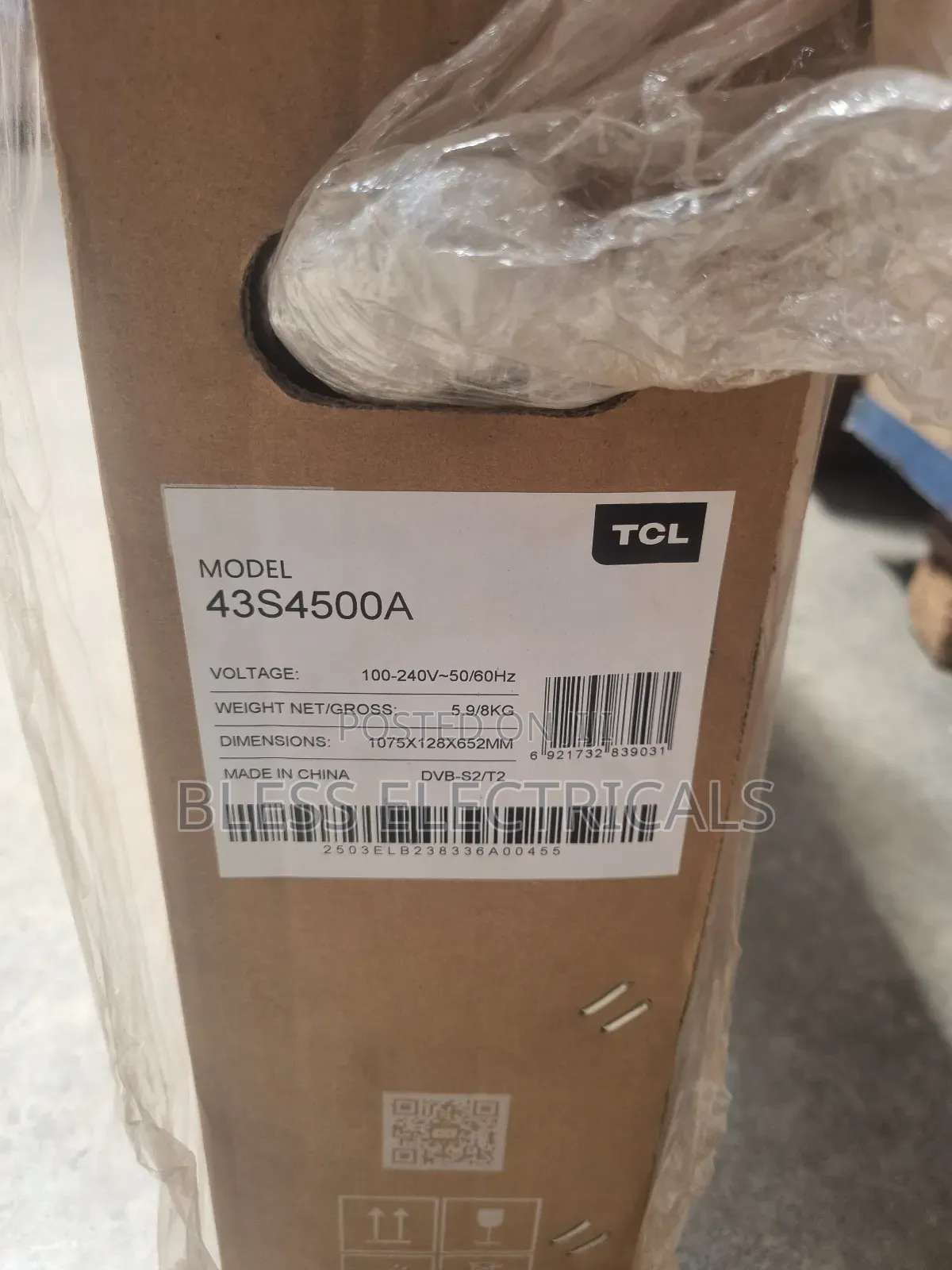 Brand New TCL 43" Qled Andoid Tv