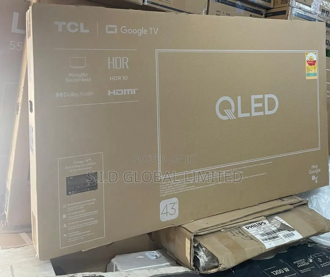 Elevate Your View: Tcl 43" Qled Google Tv With Billion+ Colors