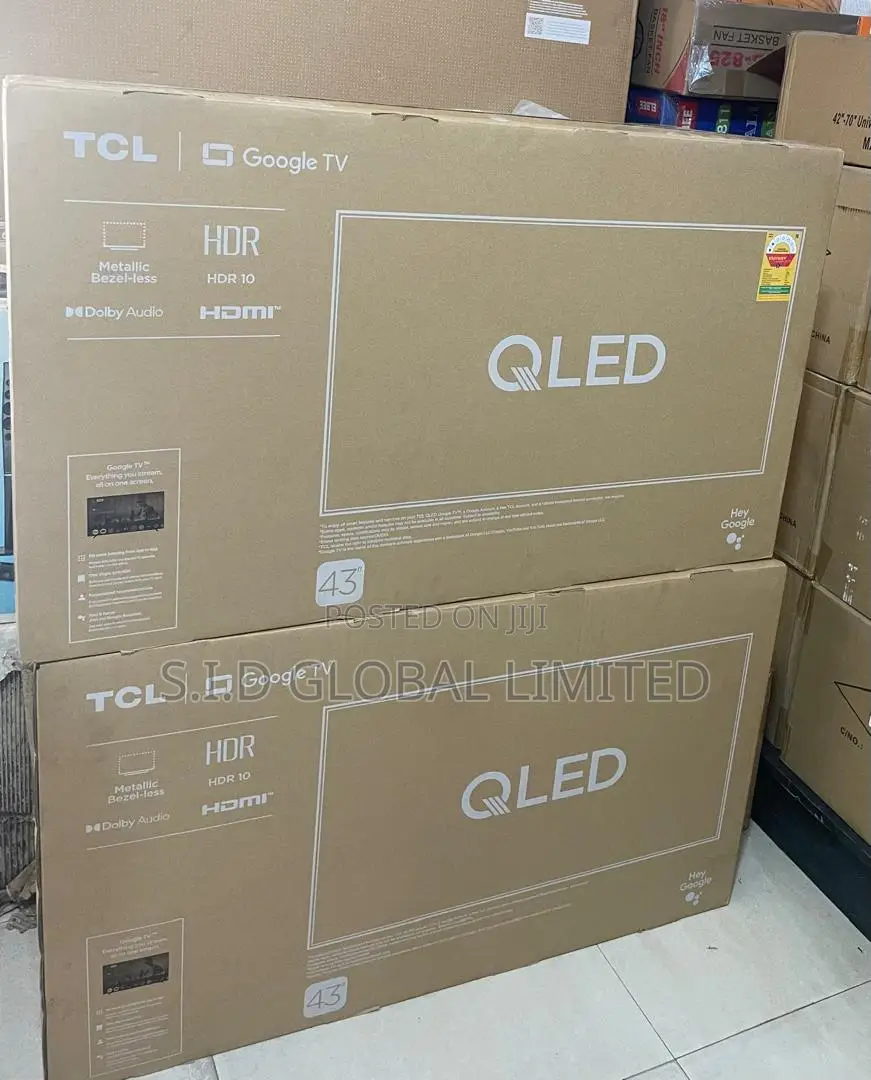 Brilliant Qled + Smart Google Tv: Tcl 43" Qled