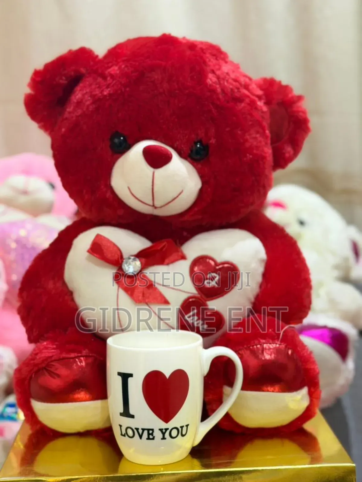 Teddy Red Cute Love