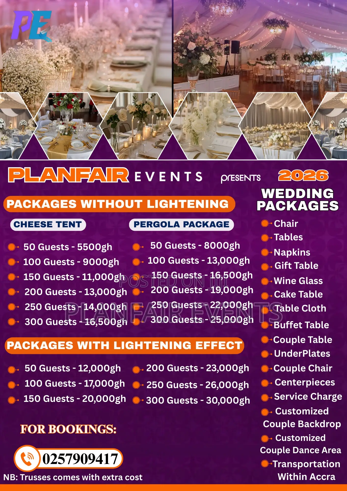 Wedding Packages 2026