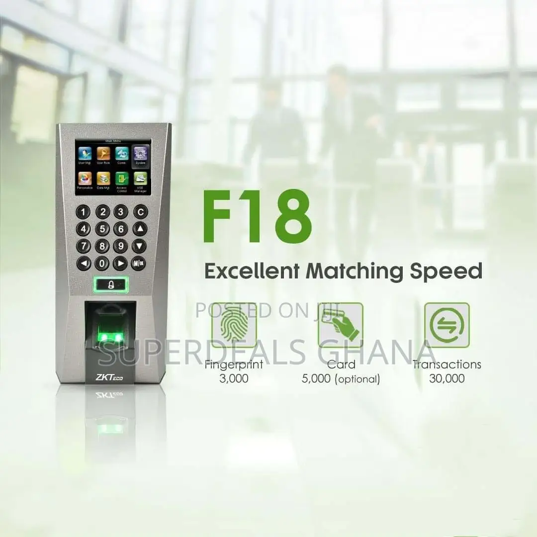 Zkteco F18 Fingerprint Access Controller , Time Attendance, Zk-f-18