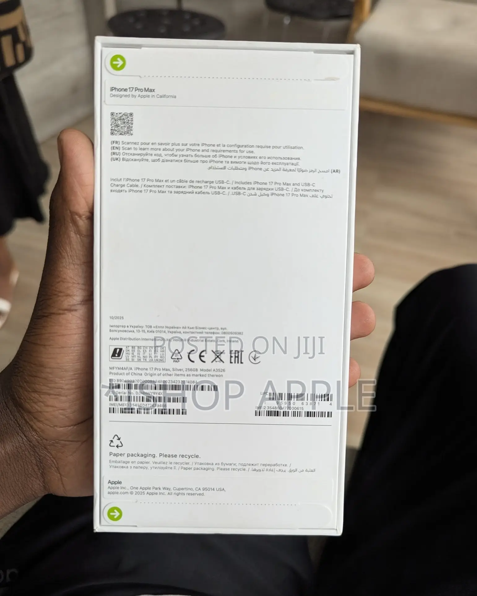 New Apple iPhone 17 Pro Max 256 GB Silver