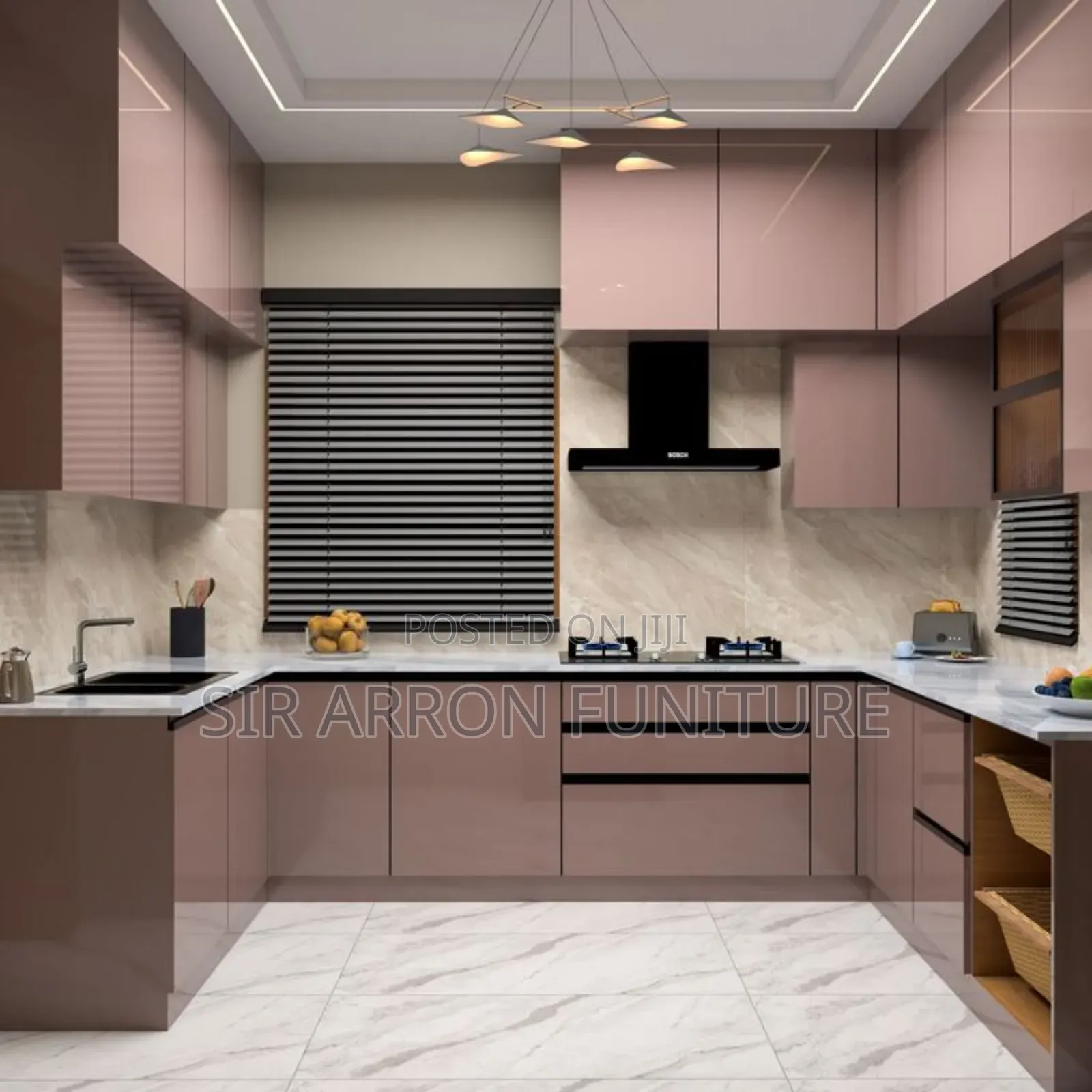 Modern Kitchen Cabinet Made With High-Quality Materials for Our Works