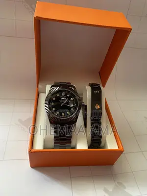 Quality Black Rolex and Bracelet