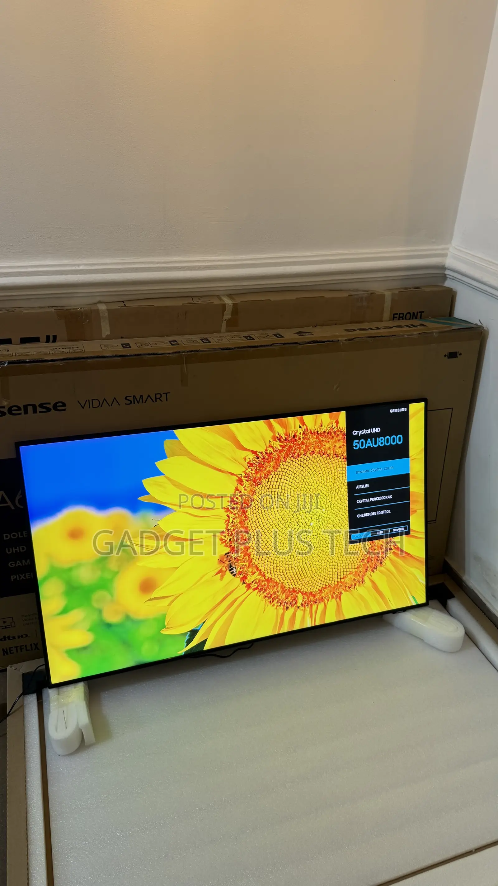 2021/22 50” Samsung Airslim Crystal Smart Tv