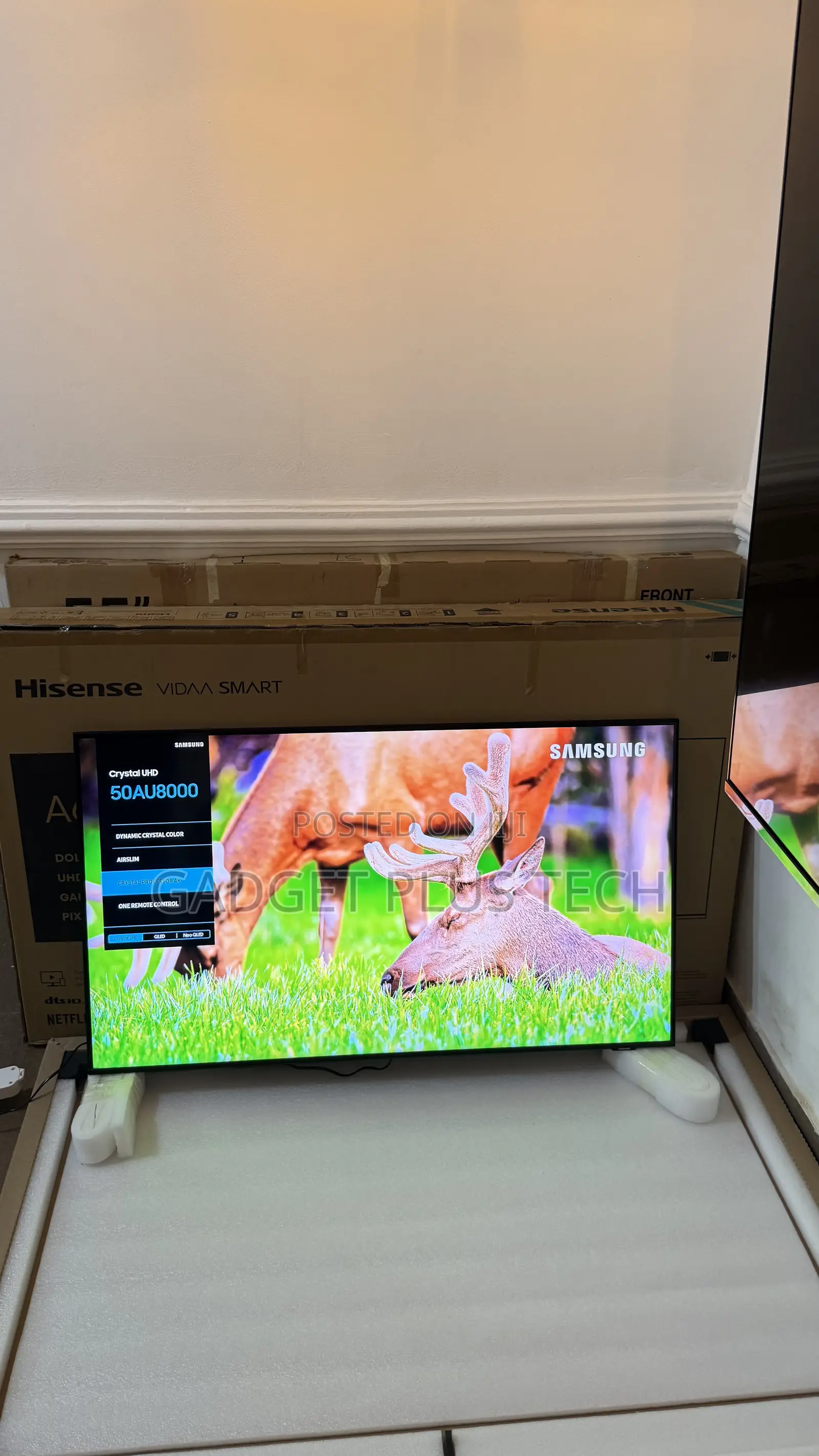 2021/22 50” Samsung Airslim Crystal Smart Tv