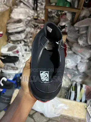 All Black Canvas Vans
