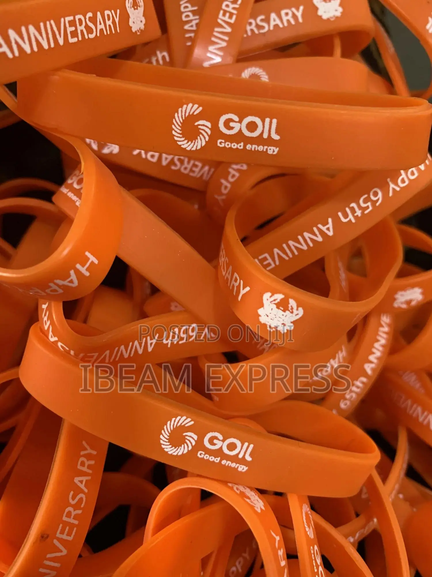One Color Silicone Band Print