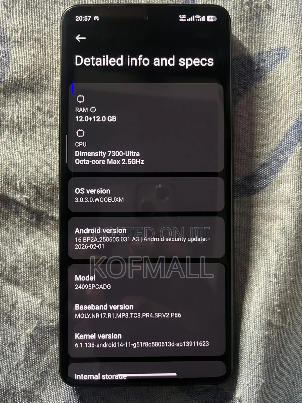Xiaomi Poco X7 512 GB Black