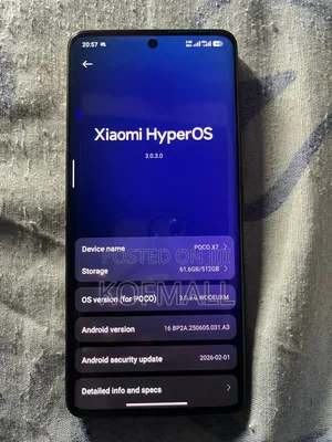 Xiaomi Poco X7 512 GB Black