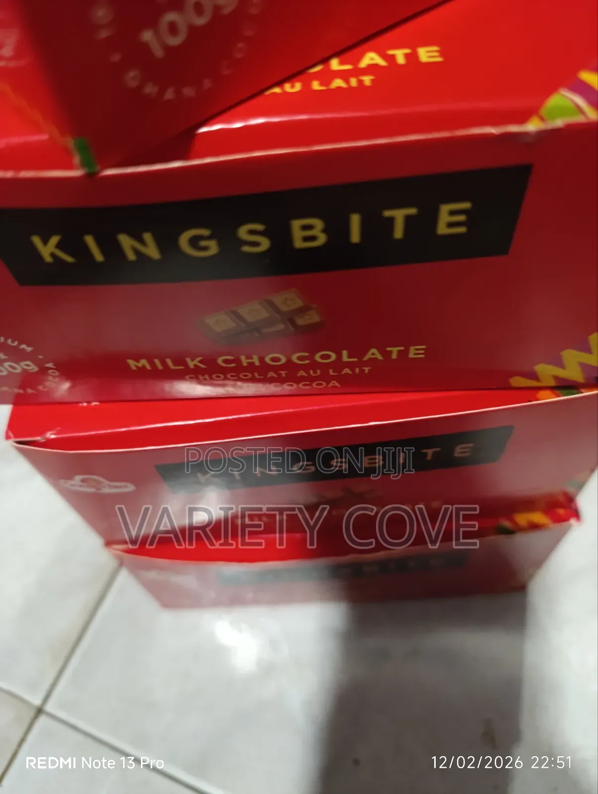 Kingsbite Golden Tree Chocolate (10bars *100g)