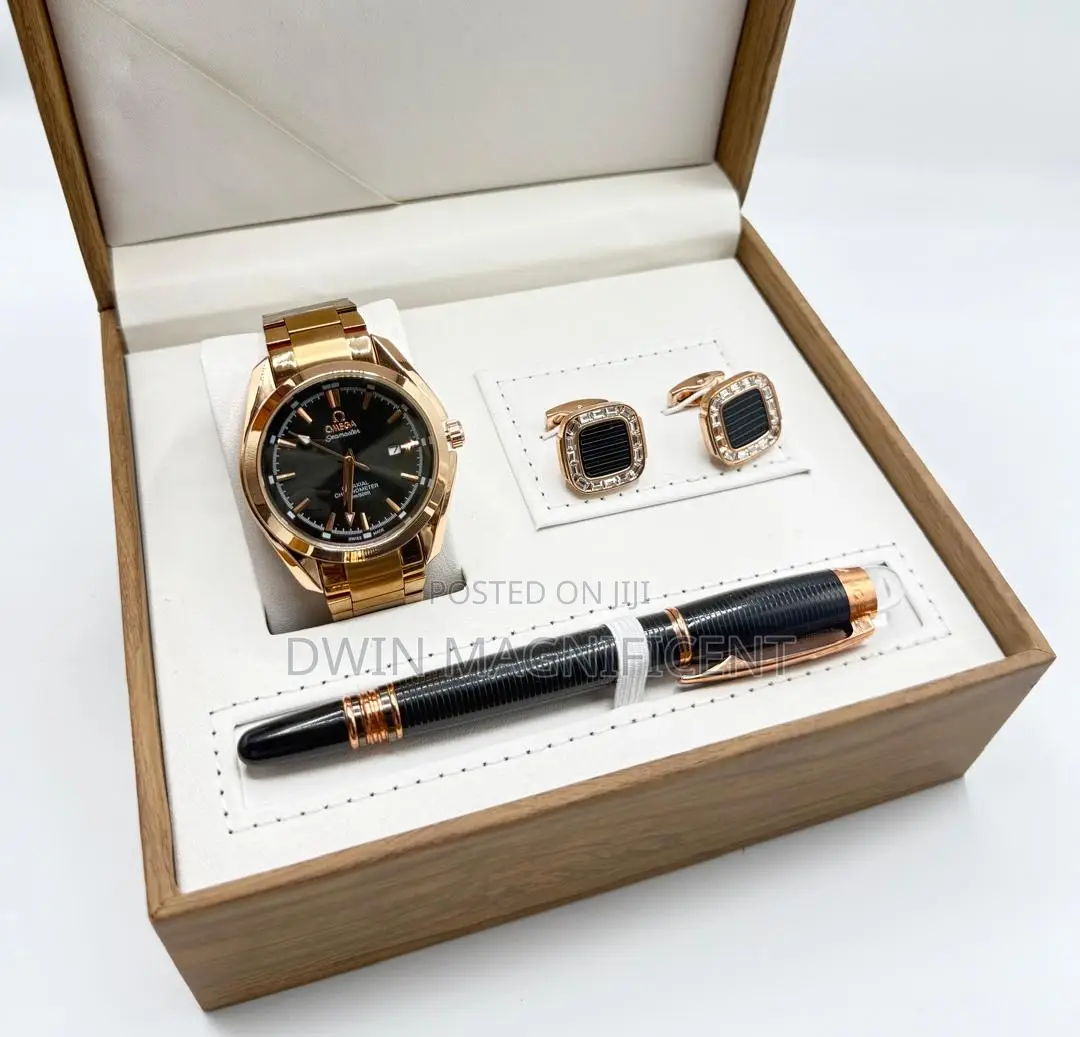 Gift Set for Men ( Watch, Cufflinks and Pen)