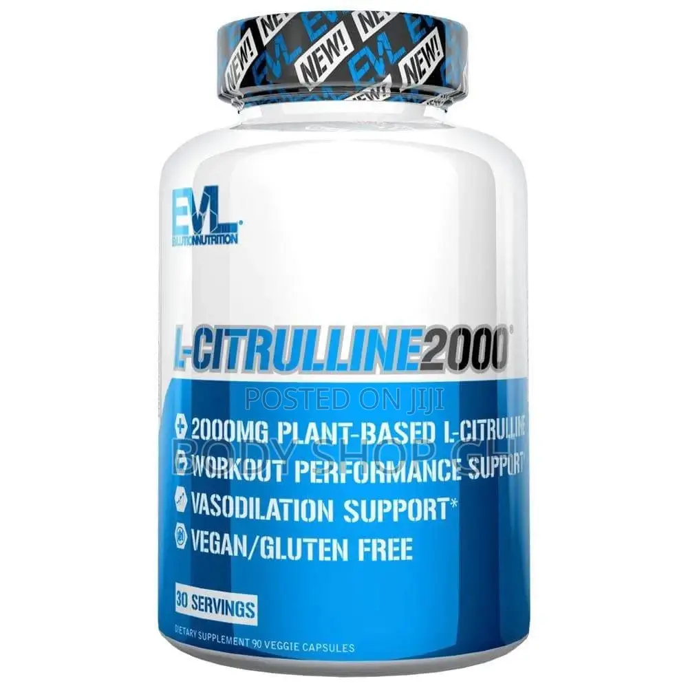 L-citrulline 2000 High Strength L Citrulline Capsules / Nitric Oxide