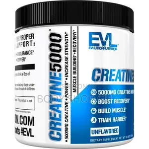 Evlution Creatine Monohydrate 5mg - 100% Pure Platinum for Muscles