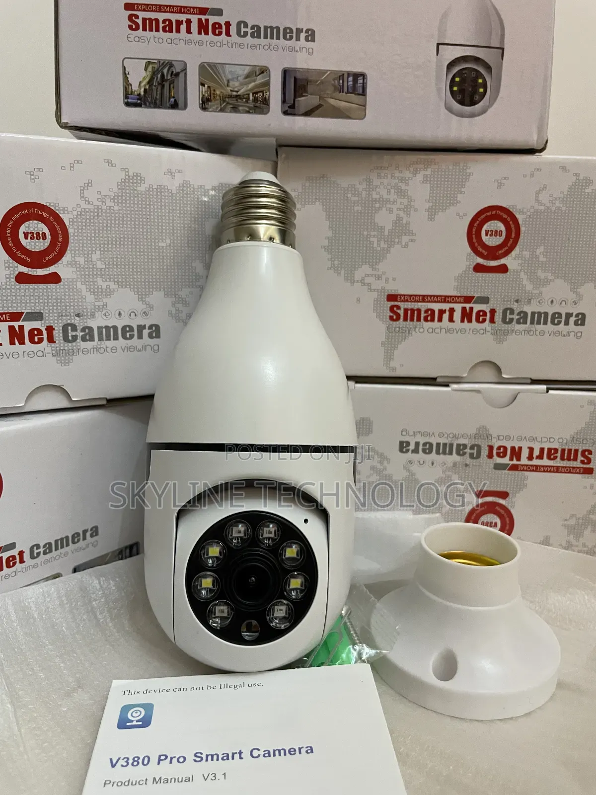Smart Bulb 360 CCTV Camera.