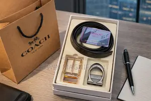 Authentic Coach Double Hook Belt