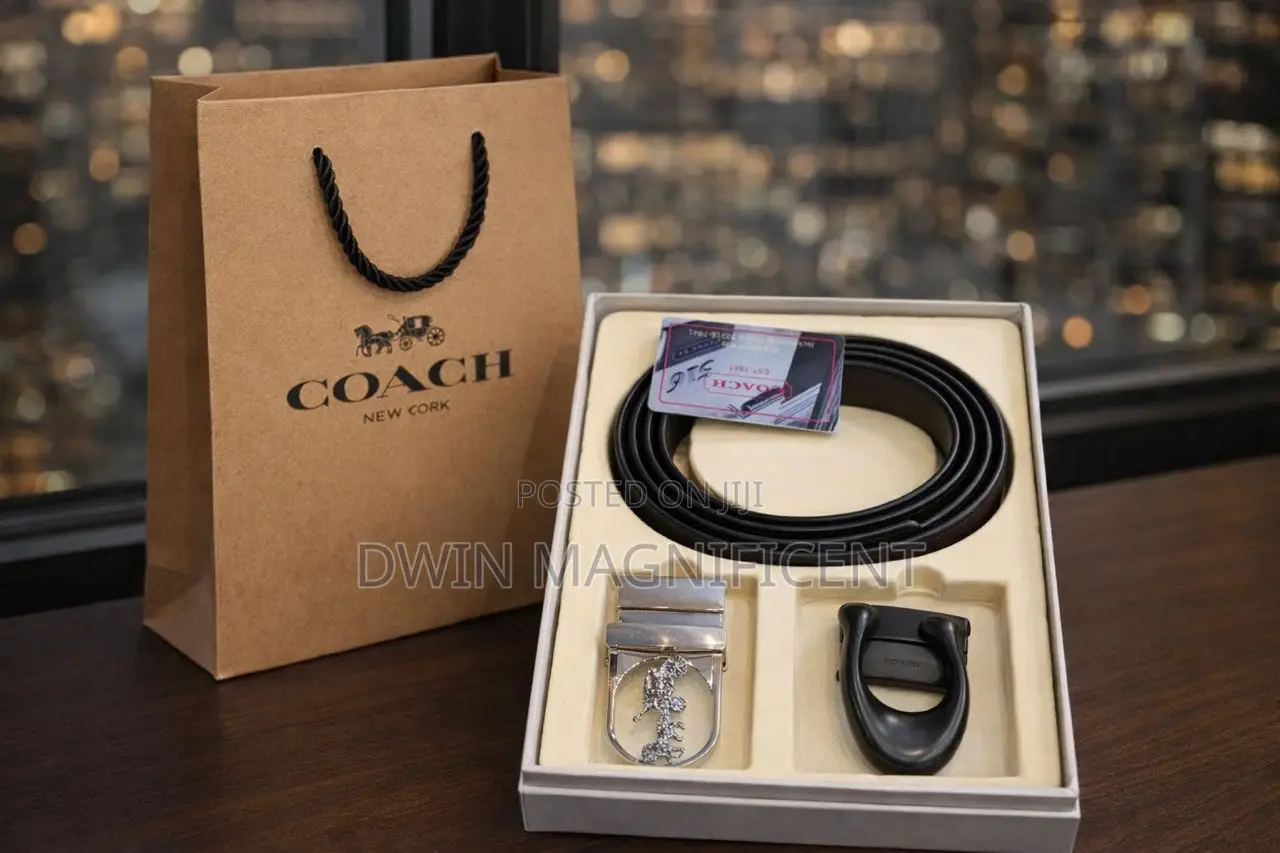 Authentic Coach Double Hook Belt