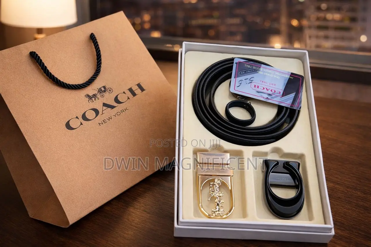 Authentic Coach Double Hook Belt