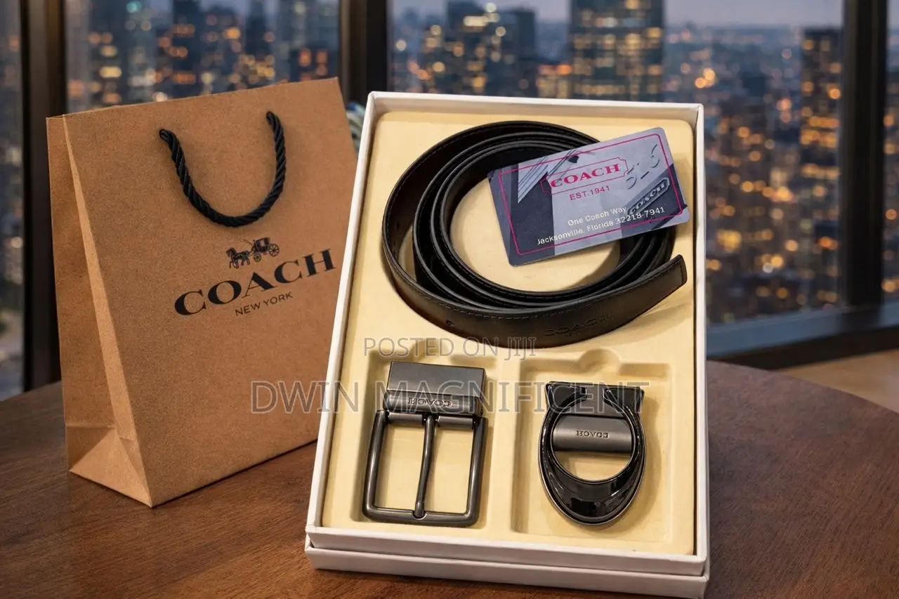 Authentic Coach Double Hook Belt