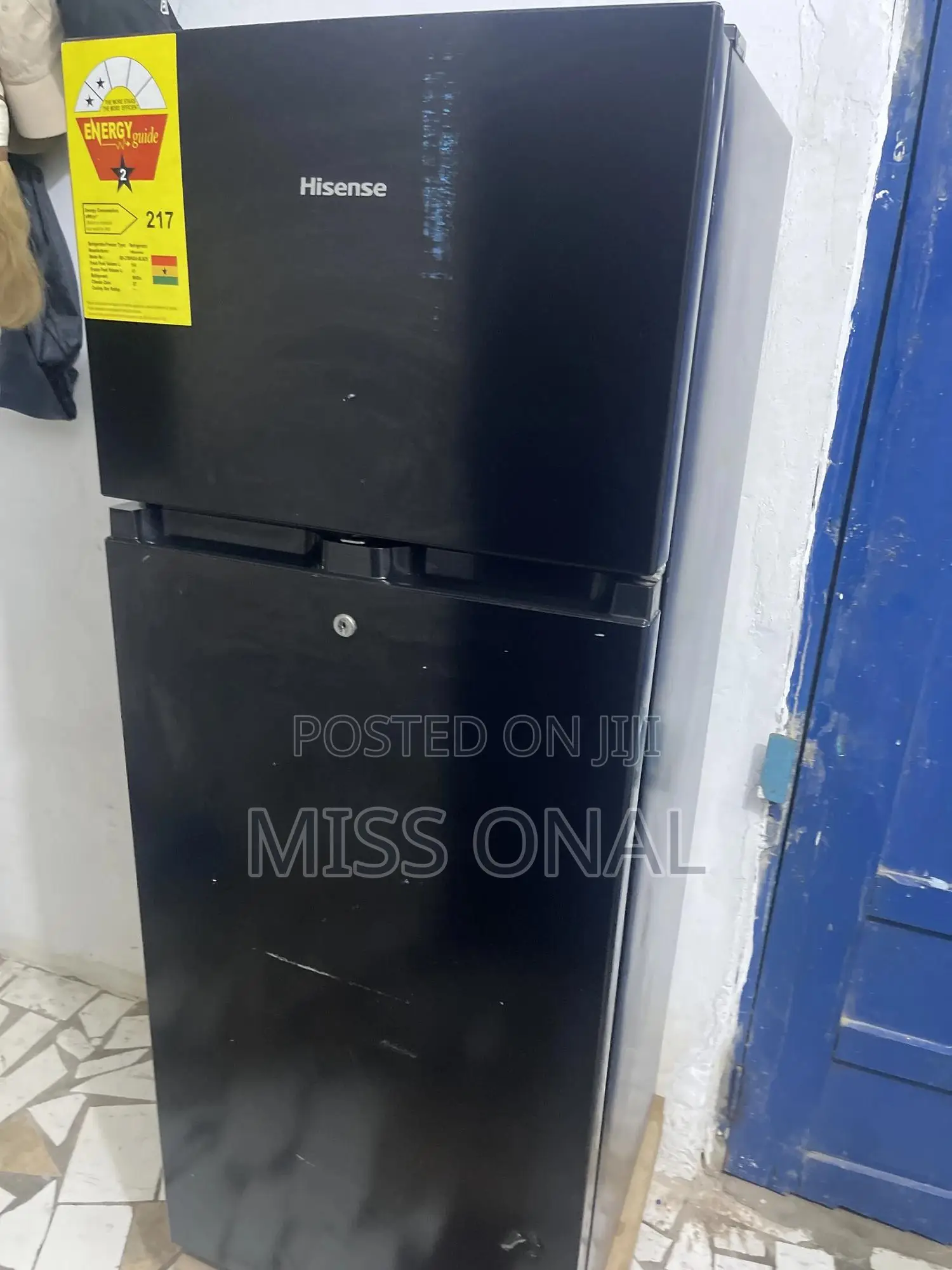 Fairly New 217 Liters Hisense Double Door Refrigerator