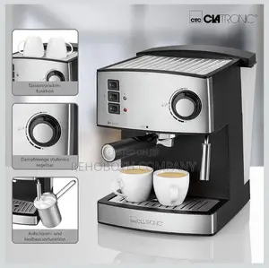 Clatronic Es 3643 Espresso Machine 1.6l Stainless Steel – Coffee Maker