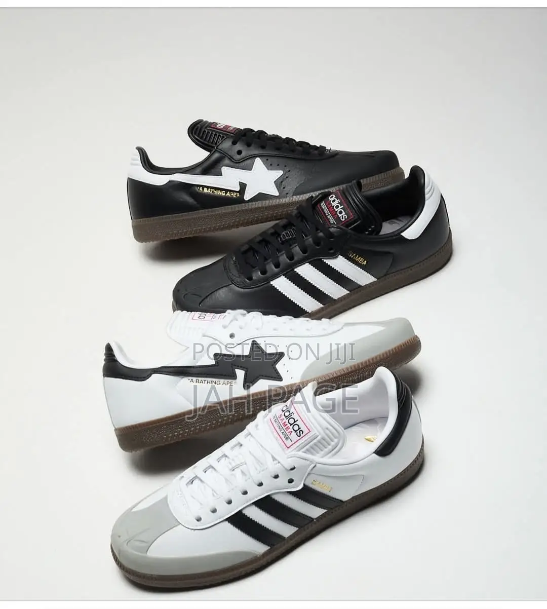 Adidas Samba Bape Black Sneakers