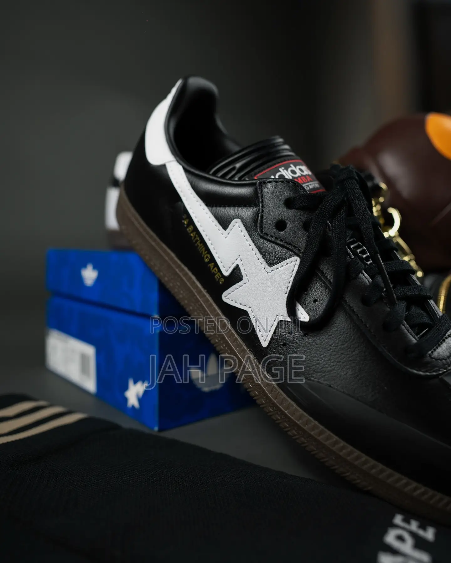 Adidas Samba Bape Black Sneakers
