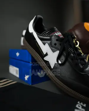 Adidas Samba Bape Black Sneakers