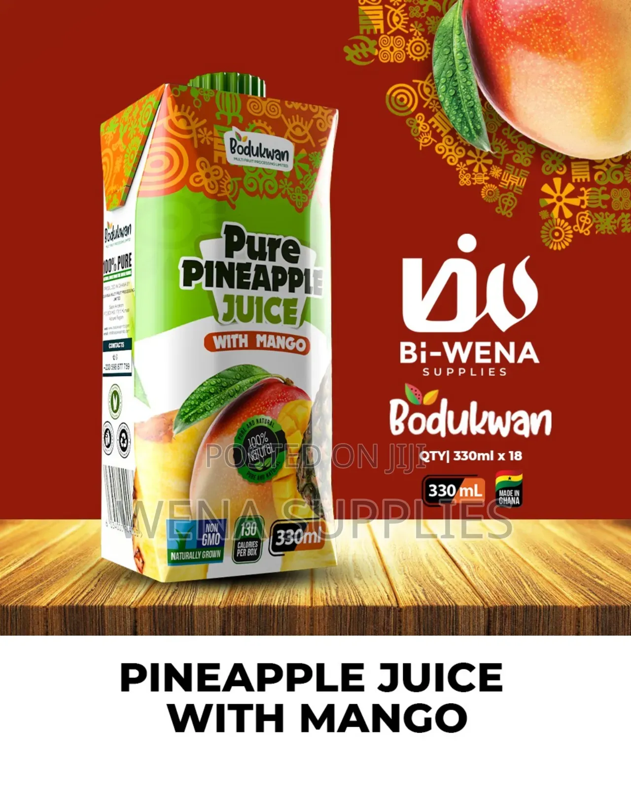 Bodukwan Pineapple Juice With Mango
