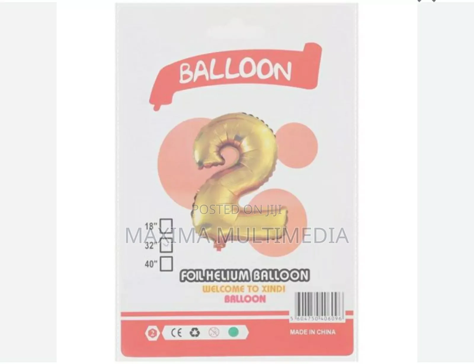 Number Foil Balloon