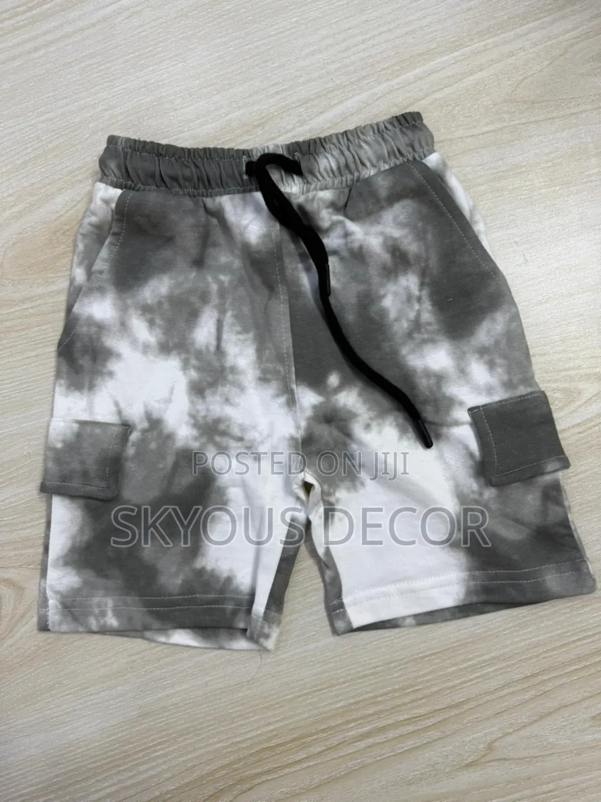 Boys Shorts Side Pockets Arsh and Green Design for Kids 1-10years