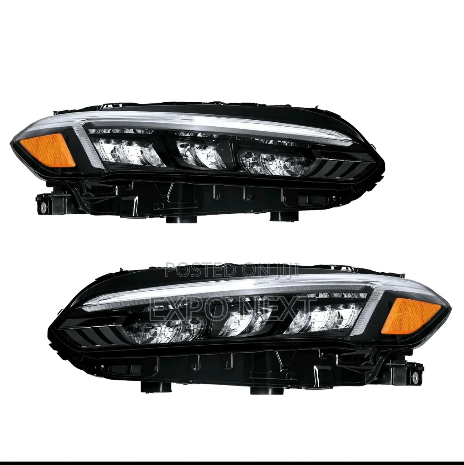 Pair Led Headlights Pair For 2022-2024 Honda Civic Sport Touring