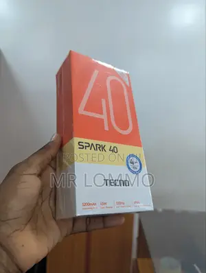 New Tecno Spark 40 128 GB Black