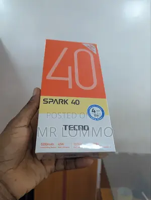 New Tecno Spark 40 128 GB Black